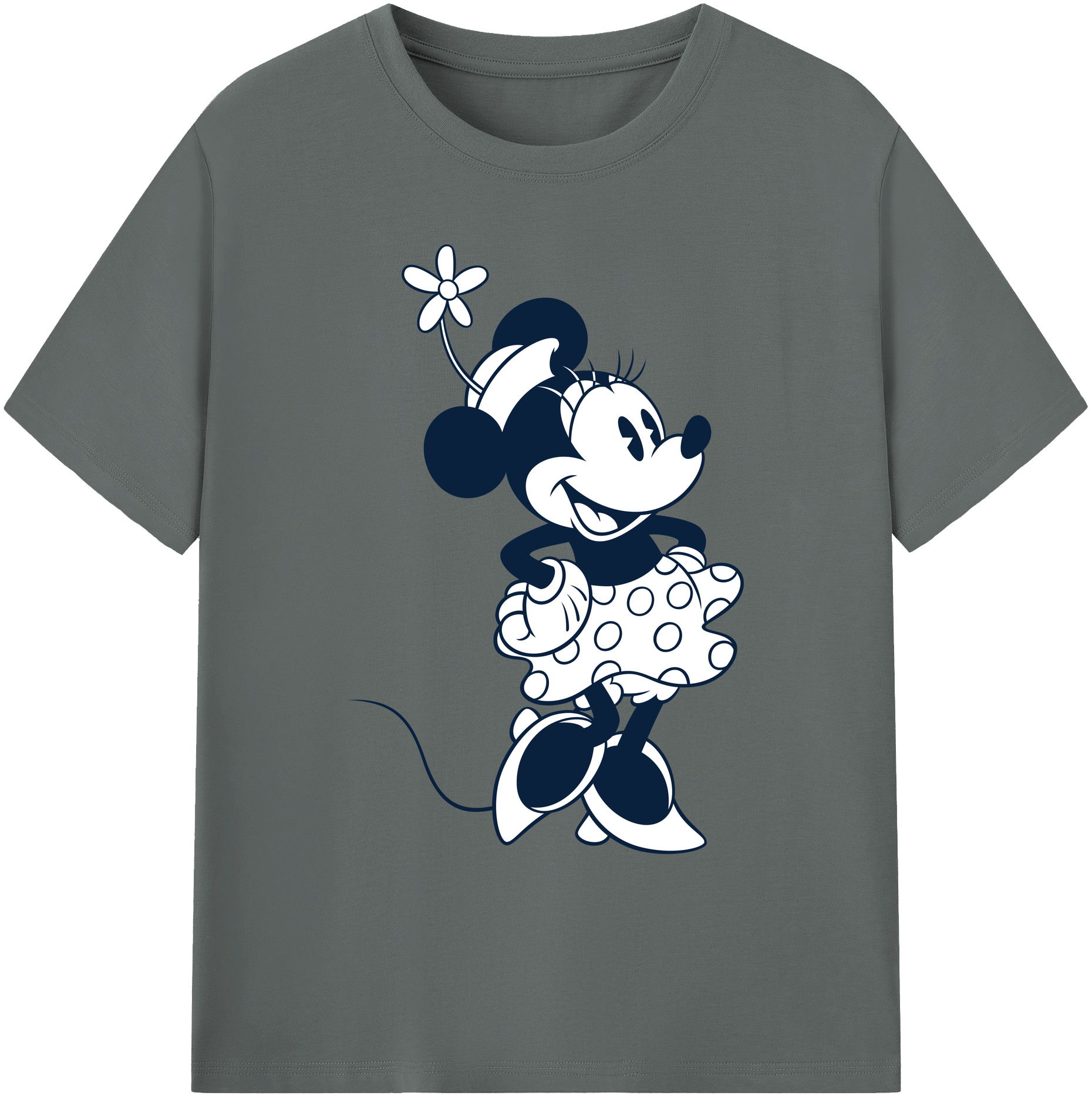 ミッキーマウス Mickey Mouse 綿100％ メンズ半袖Tシャツ｜肌触りやわらか＆通気性